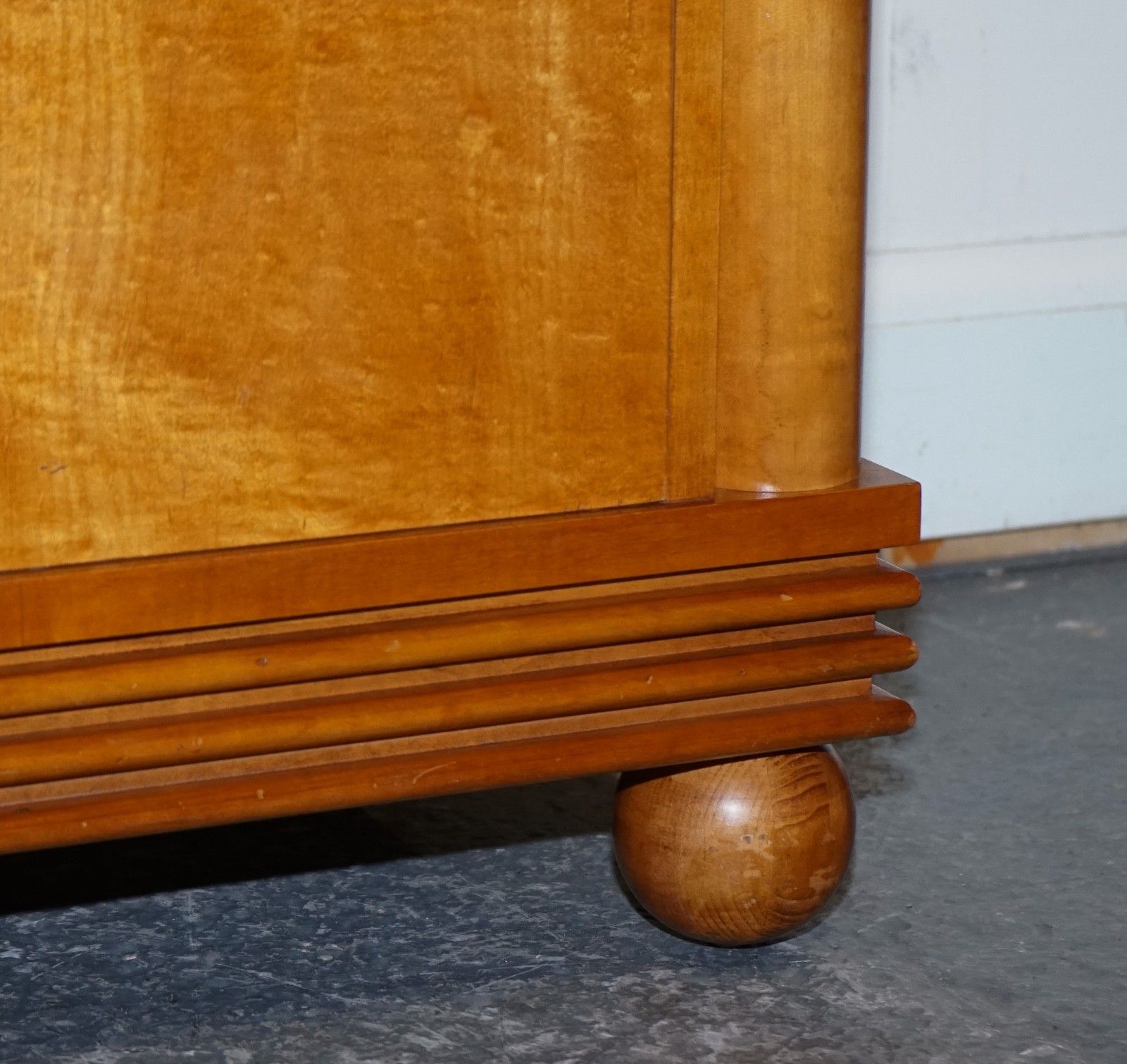 American Hickory White Genesis Biedermeier Dresser Sideboard Bank Of Drawers photo vinterior