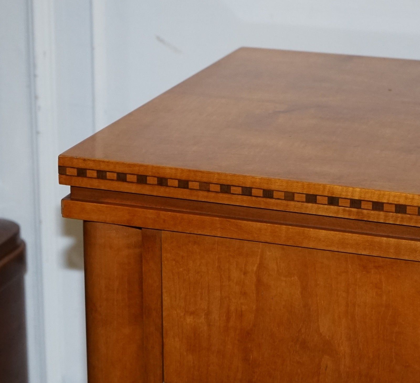 American Hickory White Genesis Biedermeier Dresser Sideboard Bank Of Drawers photo vintage
