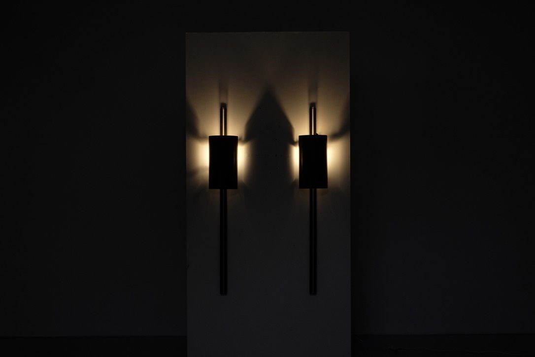 Pair Of Wall Light " Monza " By Franck Robichez For Dritsh, Paris 1990s. photo 2750.0
