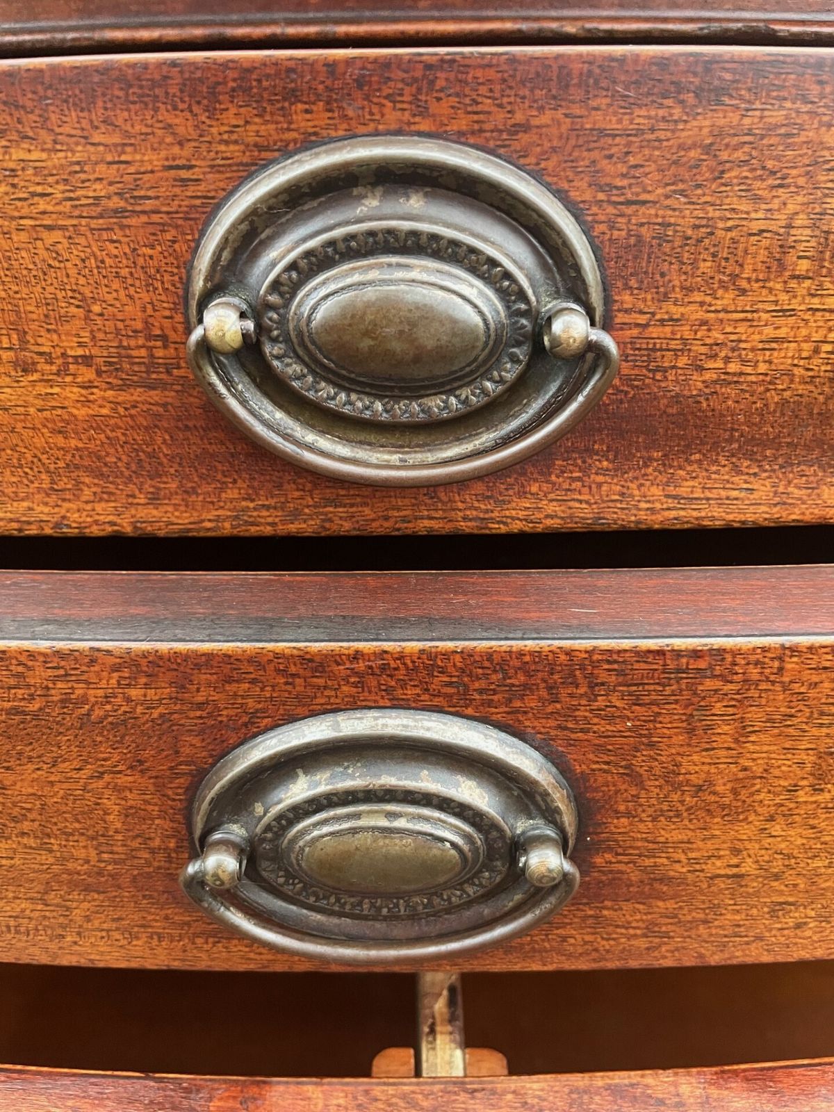 photo furniture Quality Mahogany Bow Front Chest Of Draws