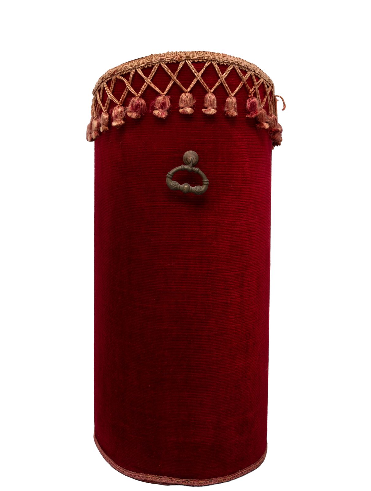 Rode Fluwelen Halset, 7 Delig, Ca. Jaren 1960 photo Woonaccessoires