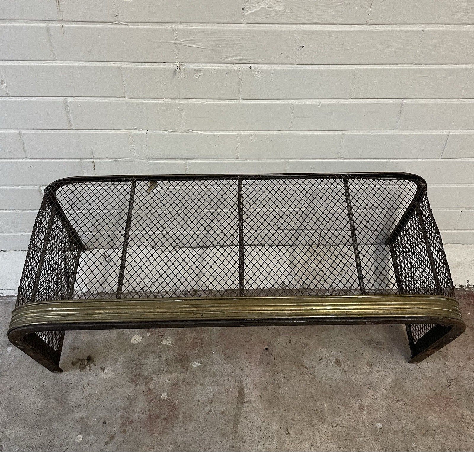 Good Quality Georgian Brass Fire Surround. photo for sale
