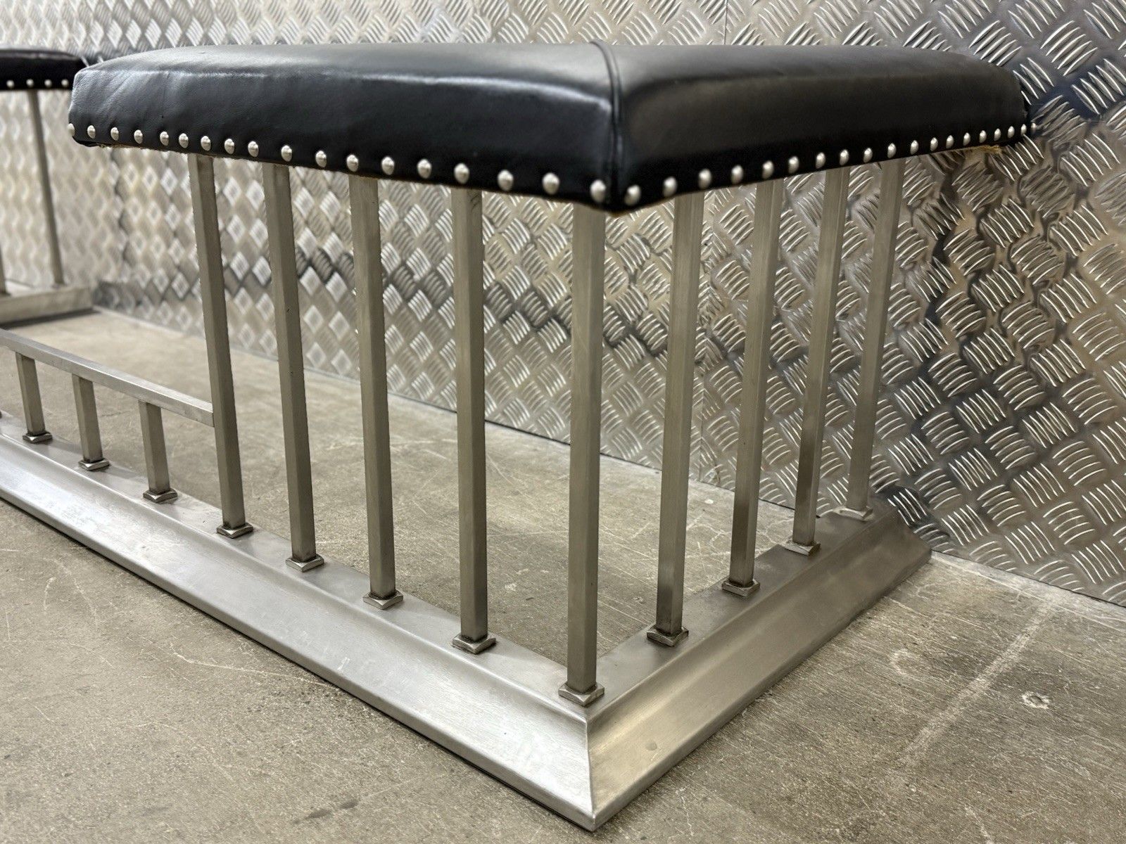 Home Fixtures Club Fender From “Acres Farm” Fireside Leather Fire Fender  Rrp £4200 🚚 Avail photo