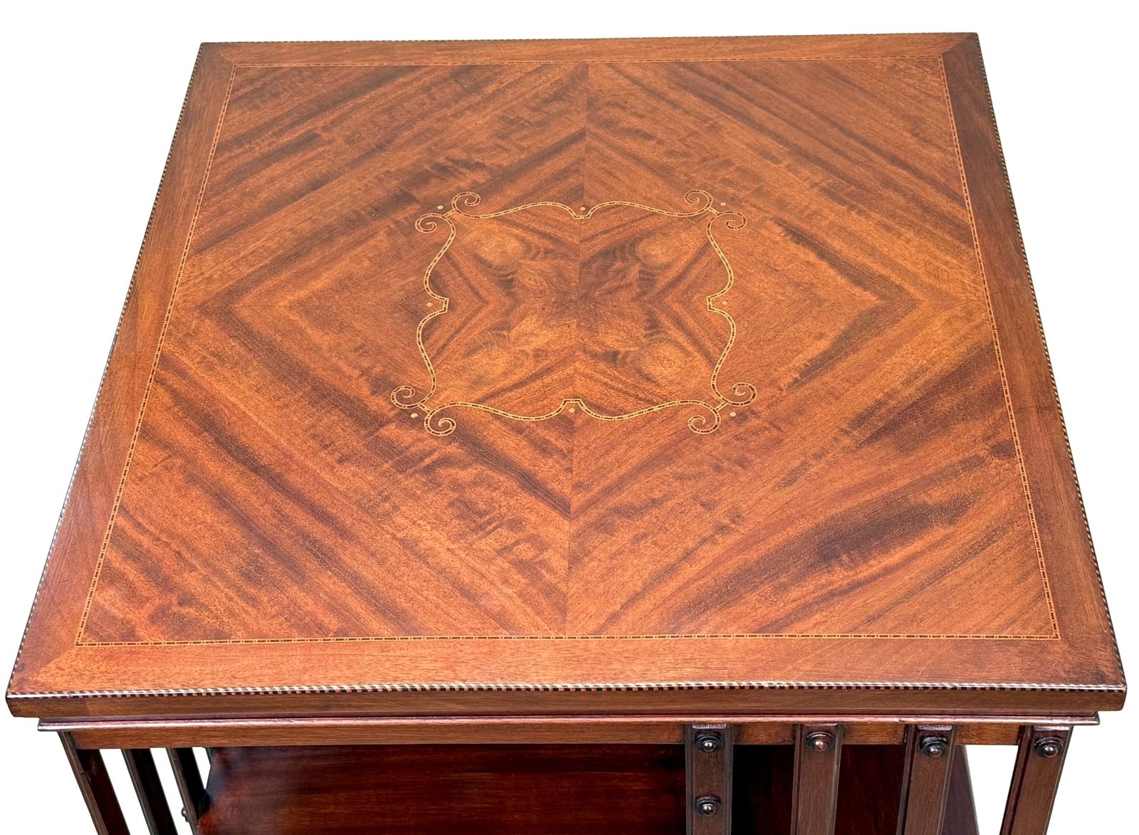 Mahogany Late 19th Century Revolving Bookcase (England, Circa 1890) photo furniture