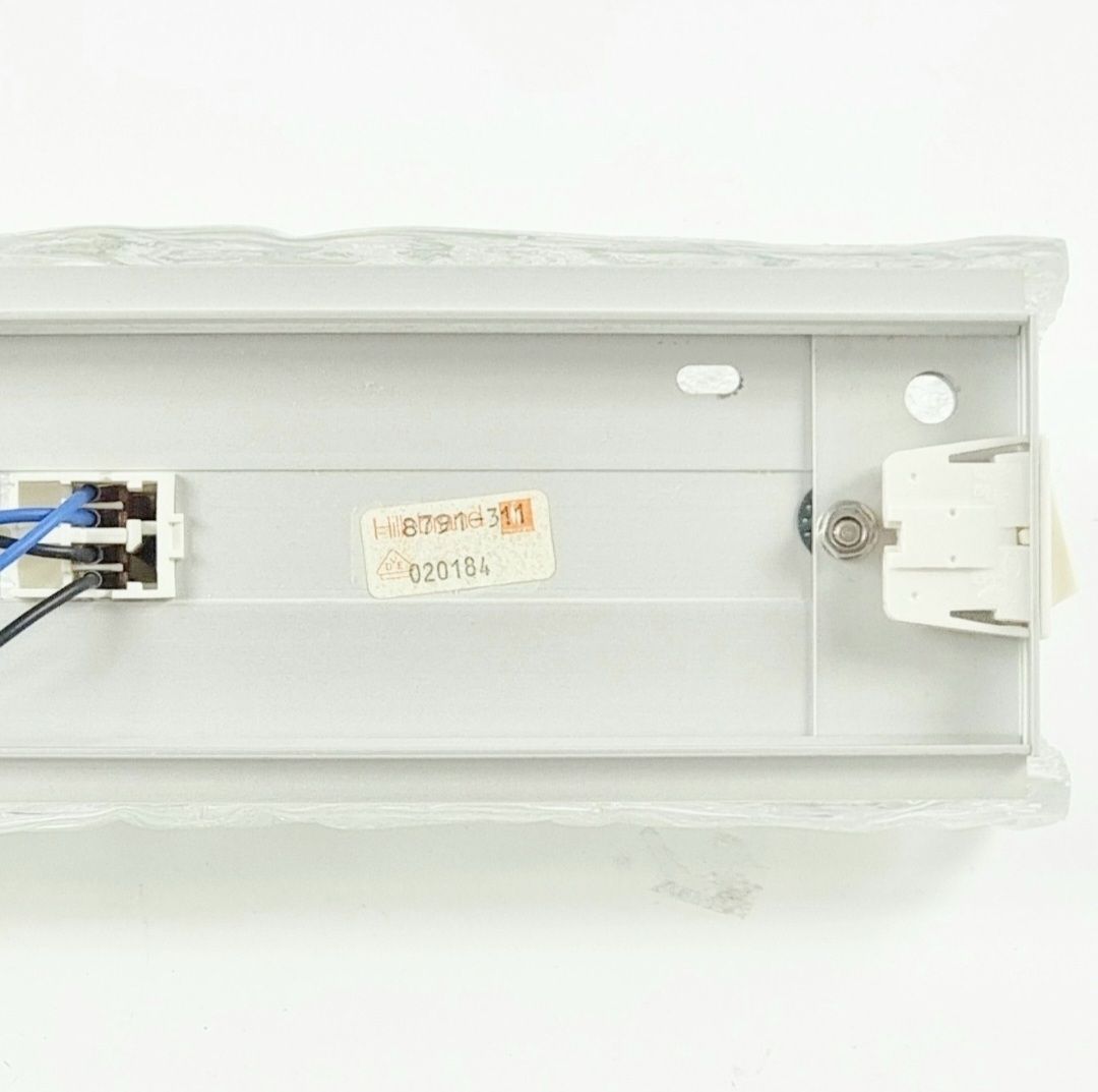 photo for sale Large Mid Century Murano Glass Tubular Wall Light From Hillebrand, Germany, 1970s
