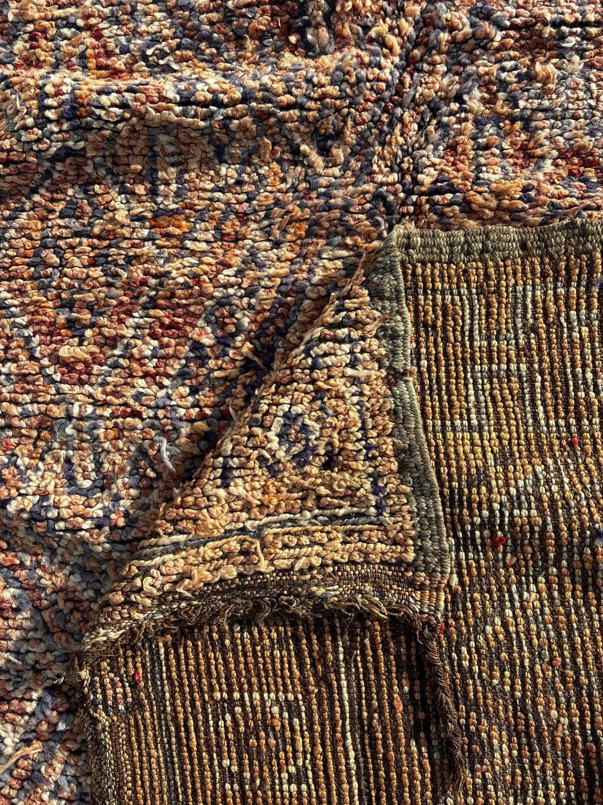 Vintage Moroccan Beni M’guild Rug 190x290 Cm – Authentic Handwoven Wool Berber Rug From The Atlas Mountains photo Textiles