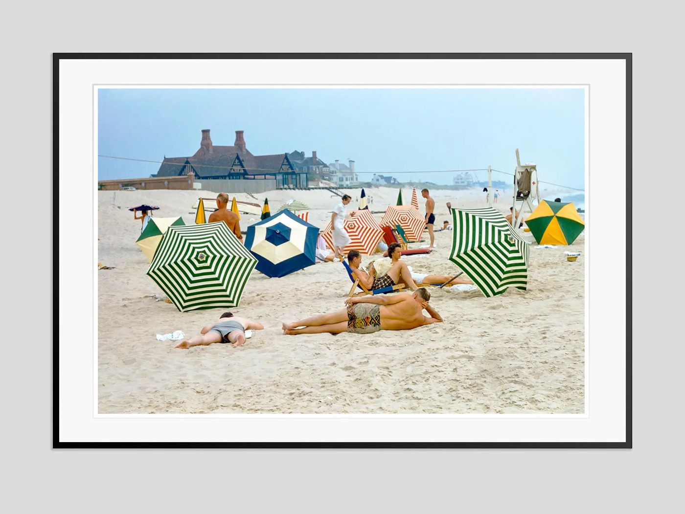 Toni Frissell 'The Hamptons' Archival Pigment Print Framed In Black photo furniture