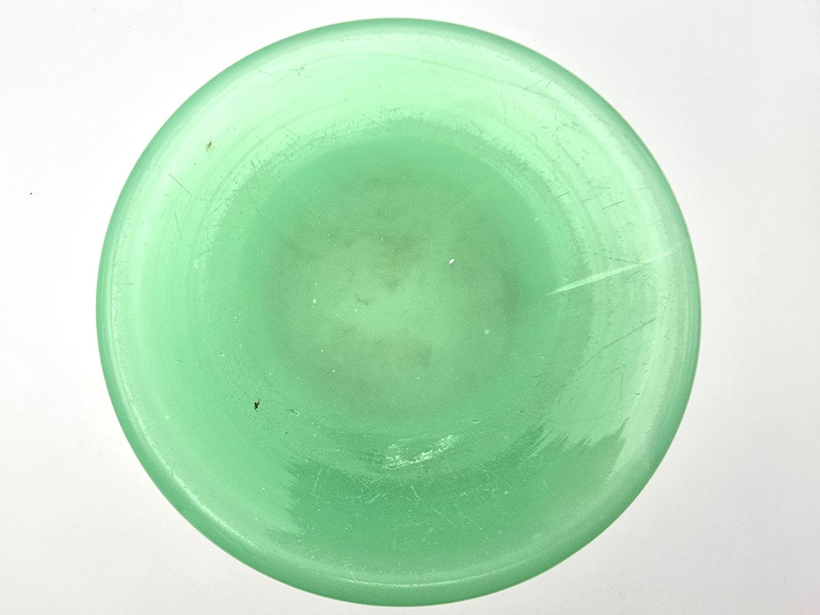 photo furniture Antique Uranium Glass Schindler And Co Vase   Jadeite Translucent Green Vase C. 1900   Uv Active
