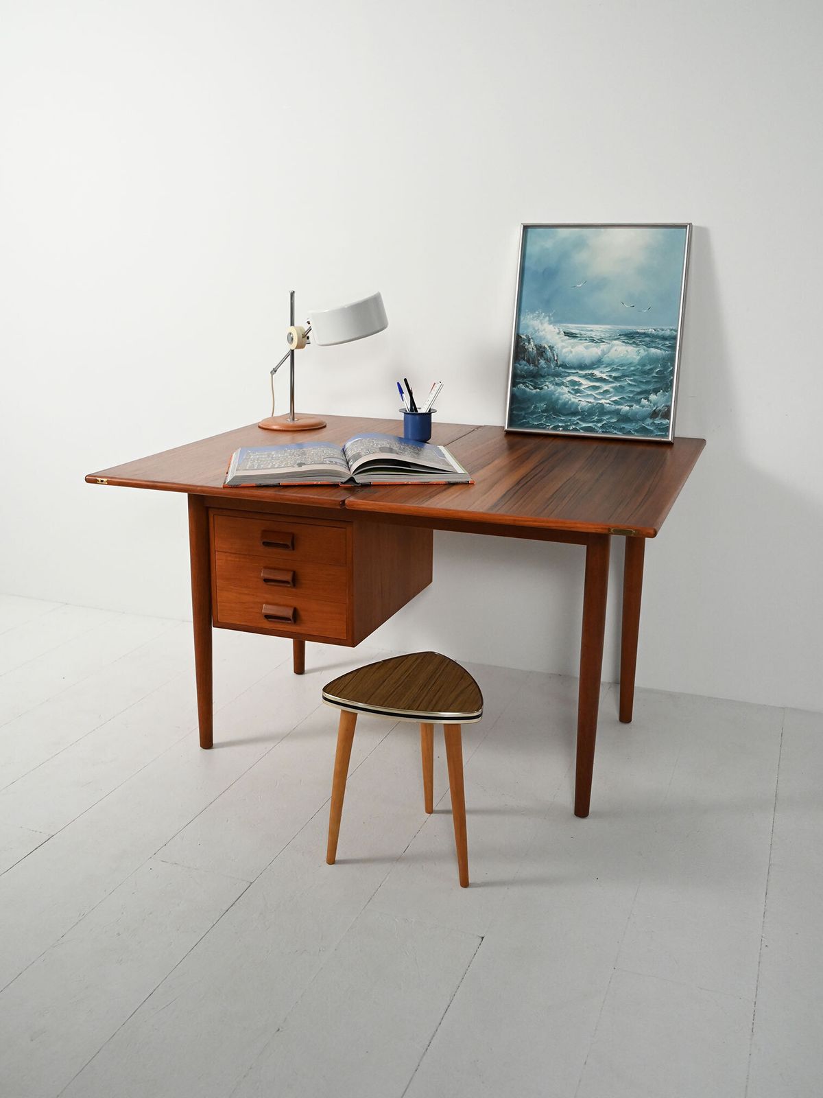 Scandinavian Flip Top Desk By Børge Mogensen
