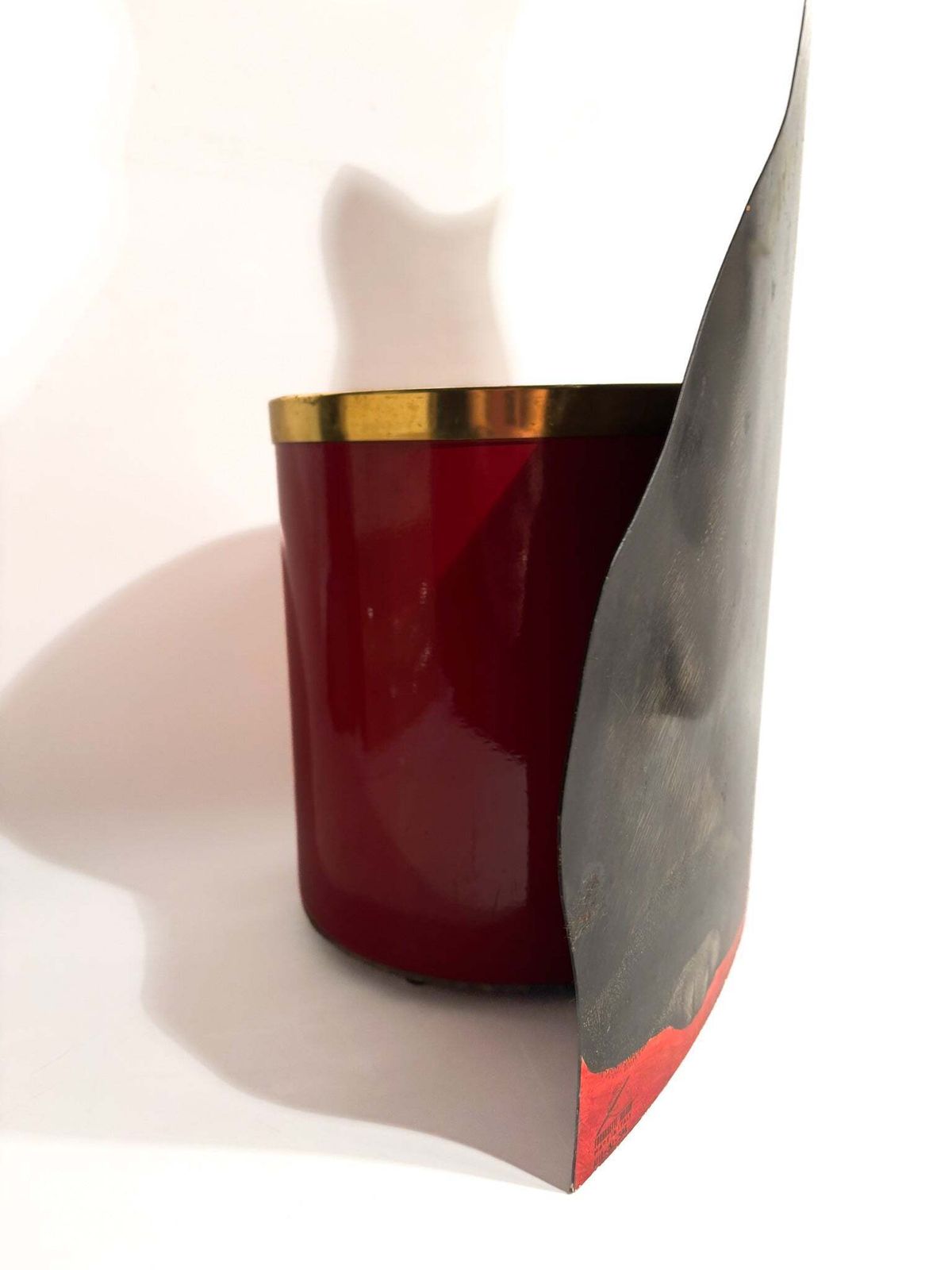 Piero Fornasetti's "Micione" Metal Basket, 1970s photo 1677.0