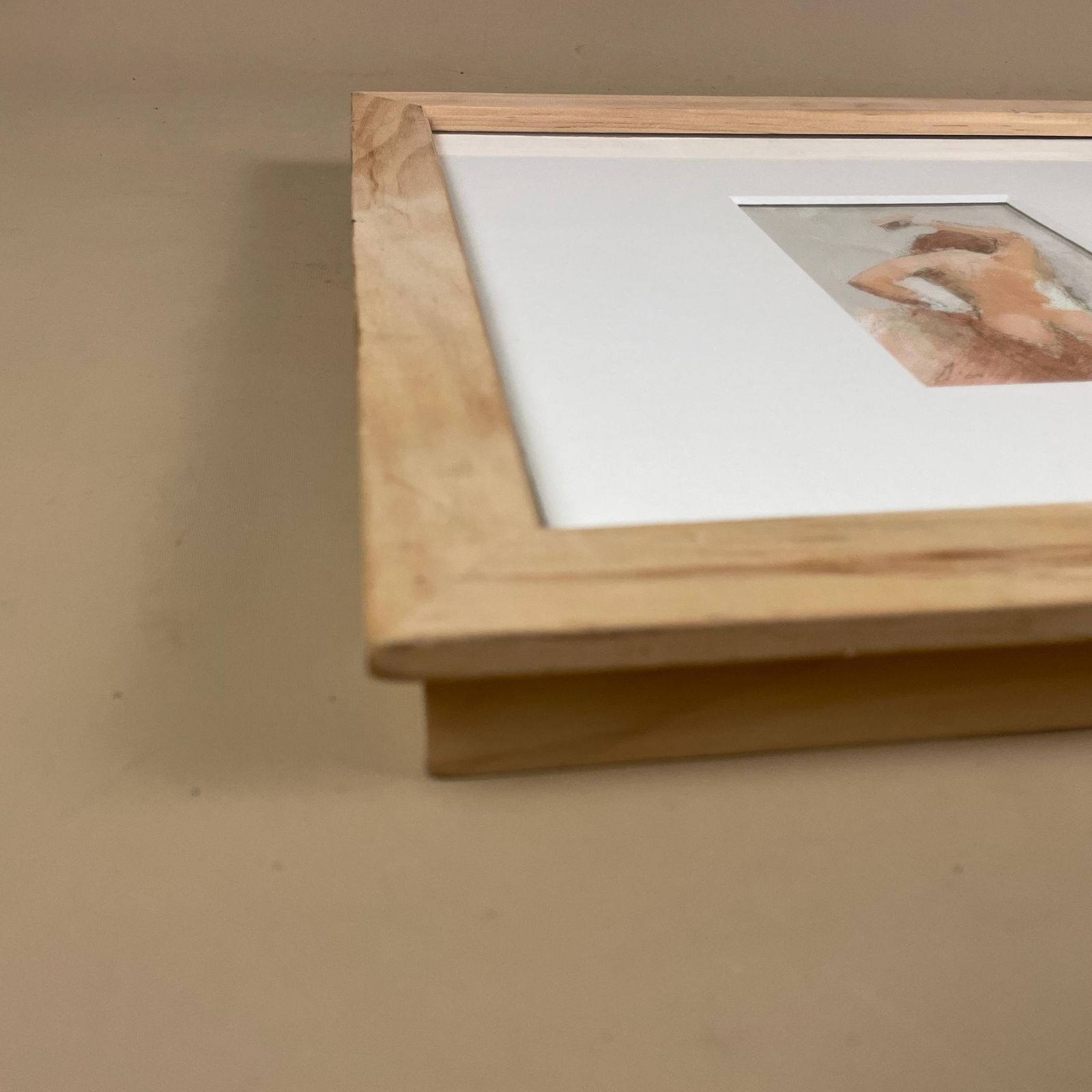 photo furniture Original Oil On Paper Nude Figure Study Mark Sutherland The Temple Dancer Painting Framed Figurative Interior Wall Piece Modern Picture