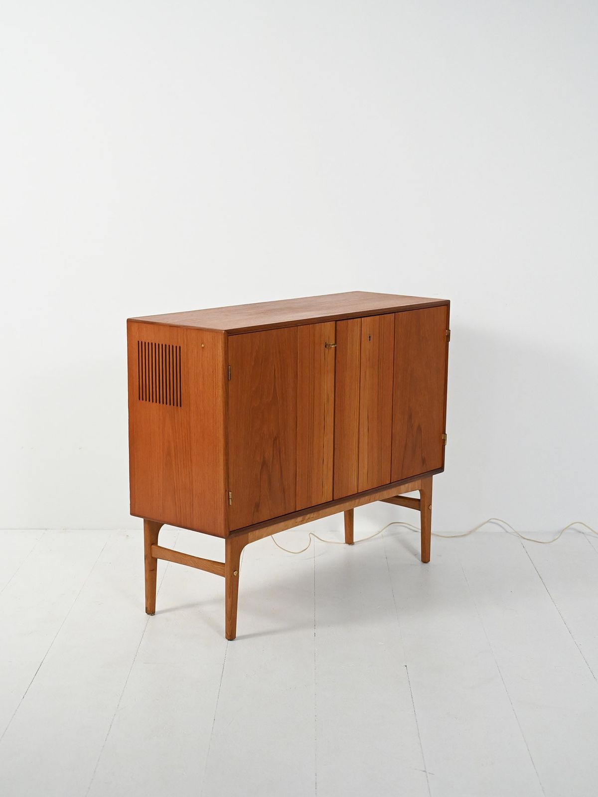 Scandinavian Teak Bar Cabinet From The 1950s photo vinterior
