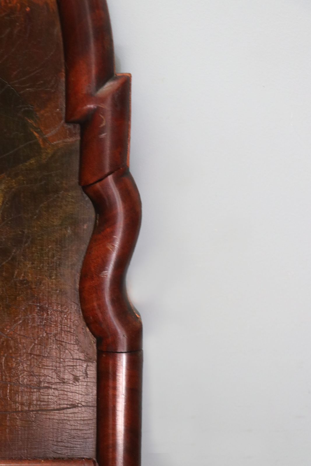 photo for sale A Truly Wonderful & Certainly Unusual 19th Century Mahogany Framed Wall Mirror.