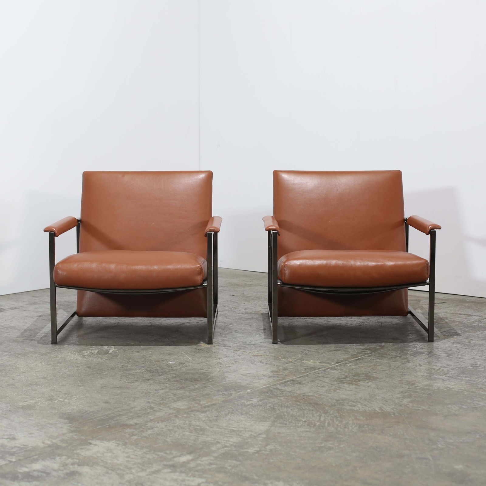photo for sale Minotti Atlan Armchairs By Rodolfo Dordoni, Set Of Two