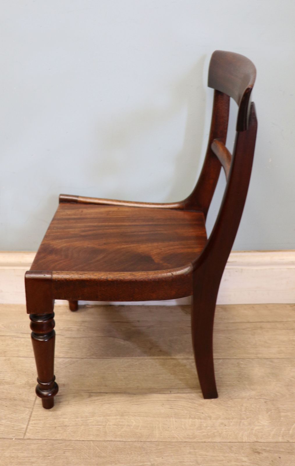 An Early Victorian Child’s Mahogany Bar Back Chair. photo furniture