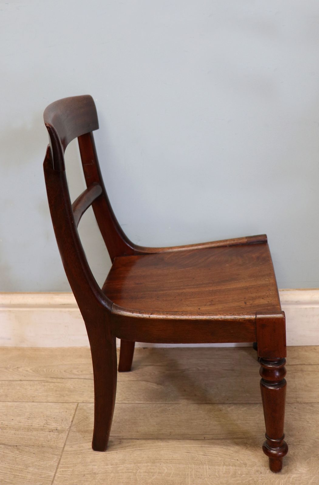 An Early Victorian Child’s Mahogany Bar Back Chair. photo Furniture