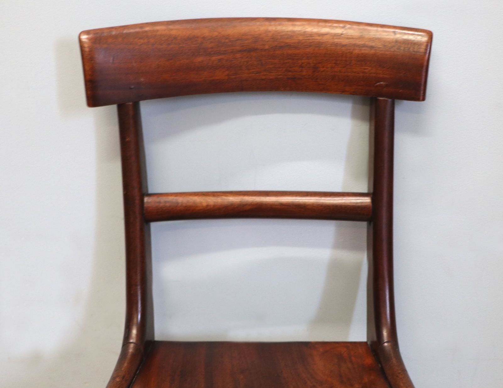 photo furniture An Early Victorian Child’s Mahogany Bar Back Chair.