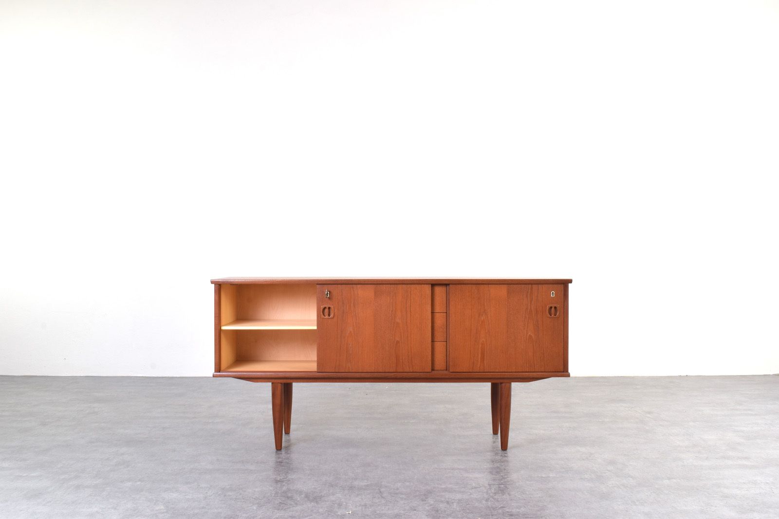 Mid Century Danish Teak Sideboard, 1960s. photo furniture