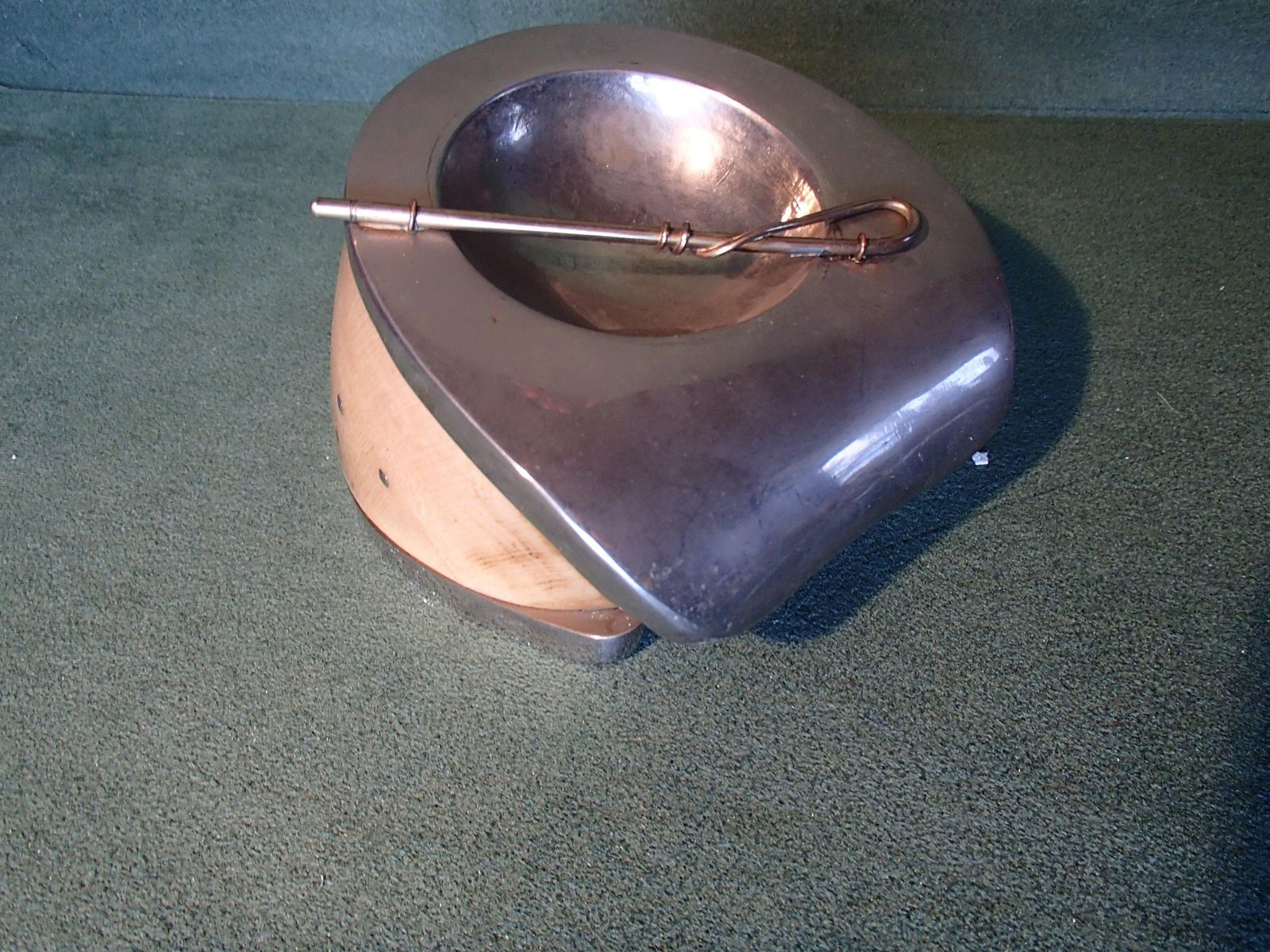 Modern Ashtray Made Of A Real Horse Foot With Metal And photo 306.0