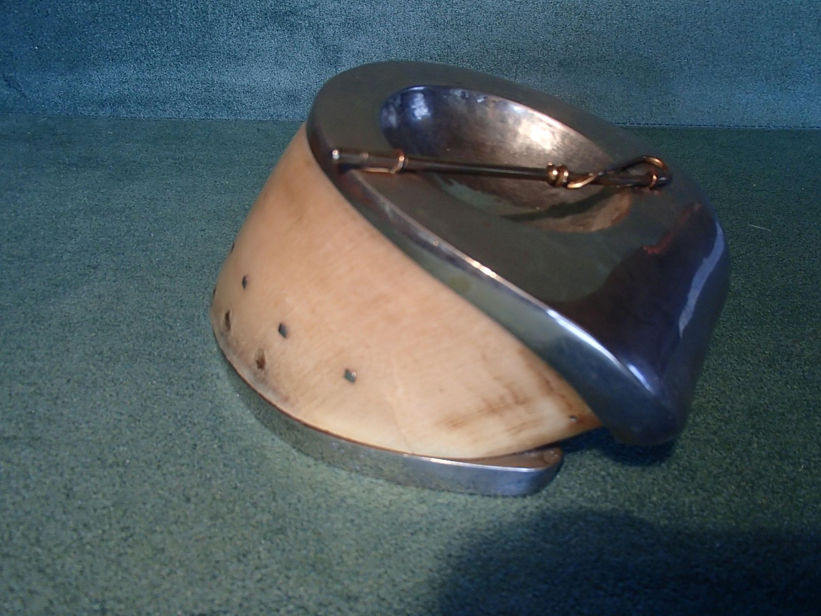 Modern Ashtray Made Of A Real Horse Foot With Metal And photo vinterior