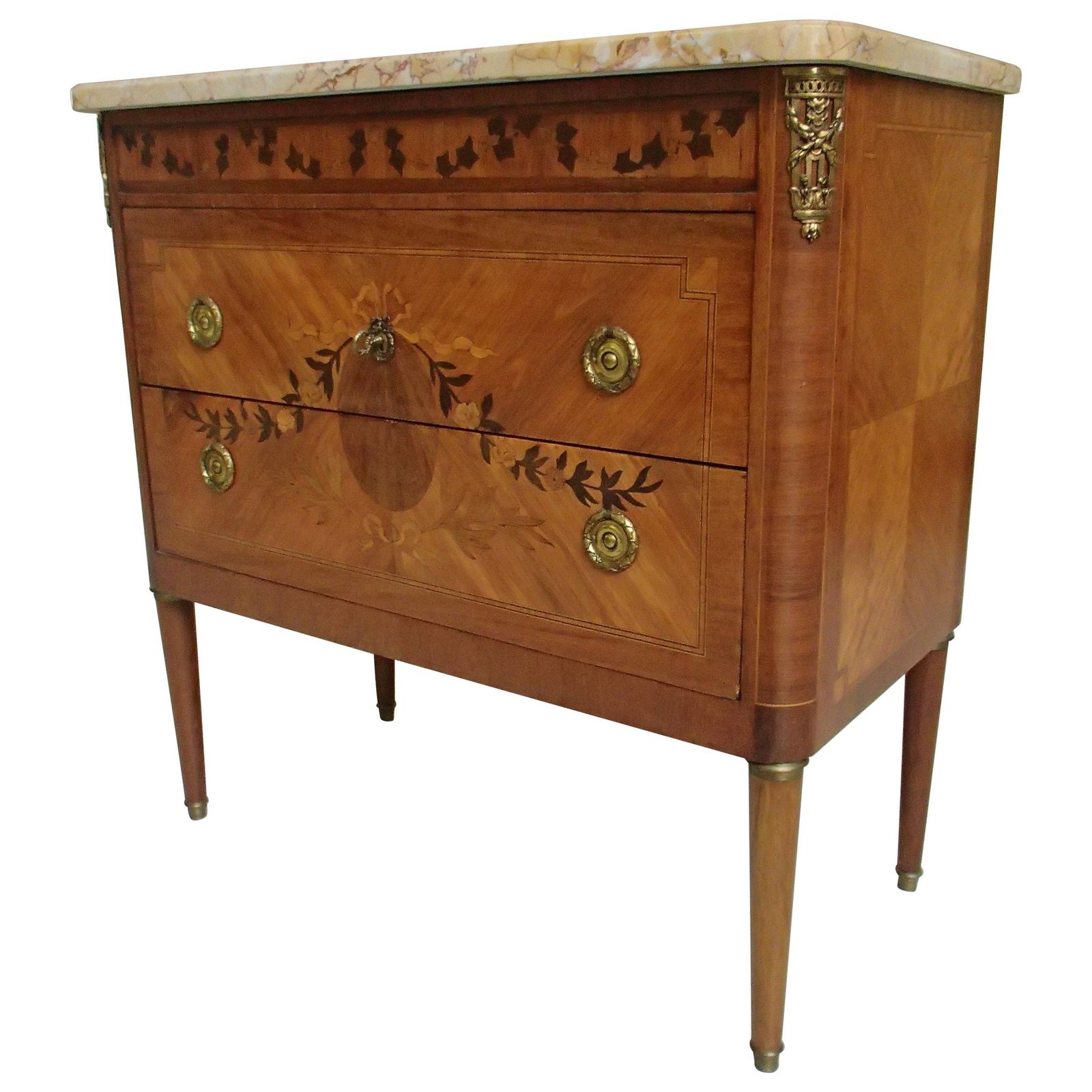 19th Century Chest Of Drawers Louis XVI Style By Mercier Freres, Paris
