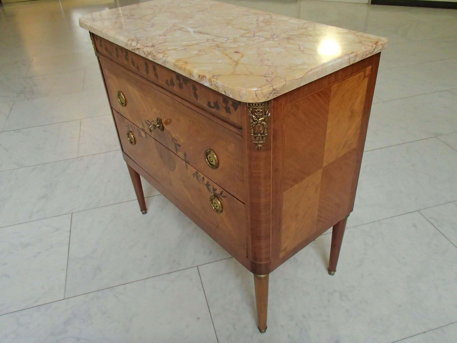 19th Century Chest Of Drawers Louis XVI Style By Mercier Freres, Paris photo Furniture