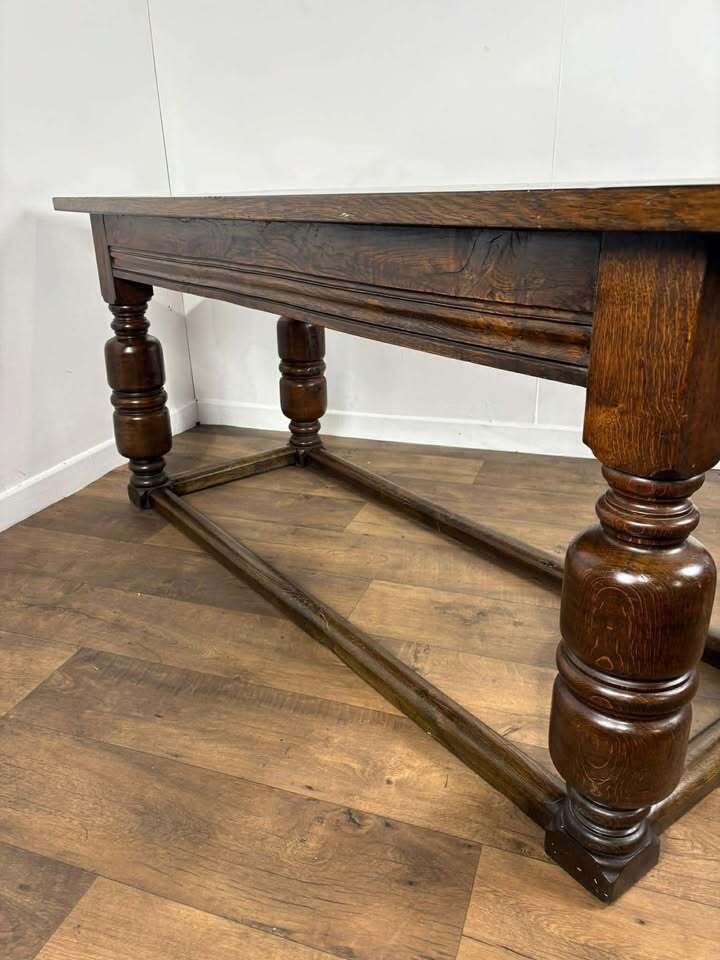 Antique Oak Refectory Table photo 589.0