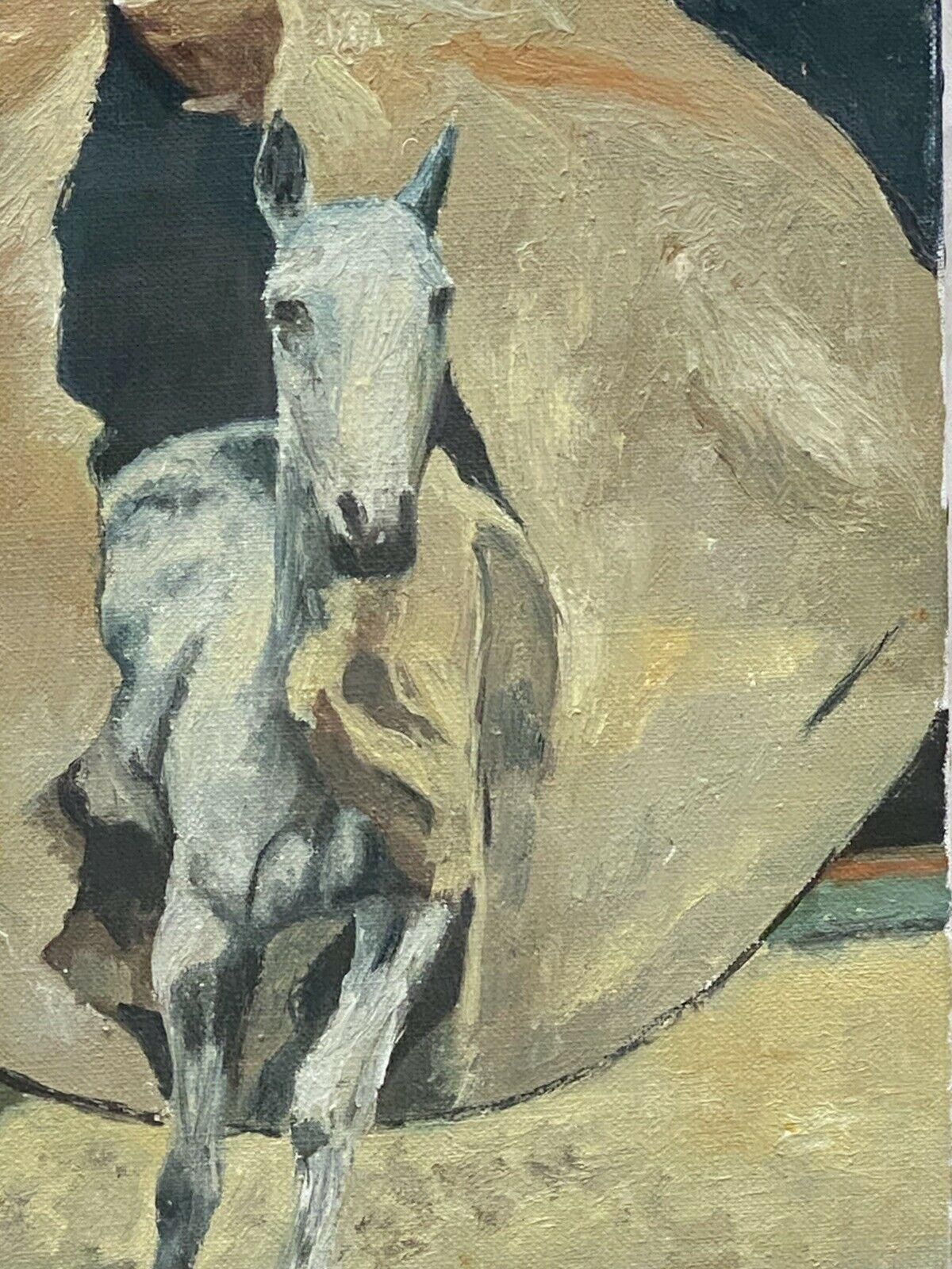 Unknown Fernand Audet French Impressionist Oil, The Circus Horse Circa 1950s photo Art