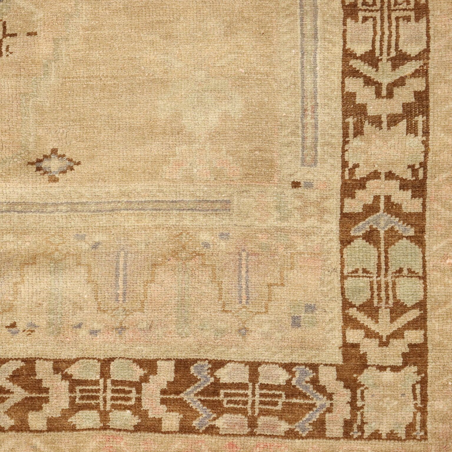 Antique Kazak Carpet Wool Thin Knot Handmade 90 X 44 In photo 360.0
