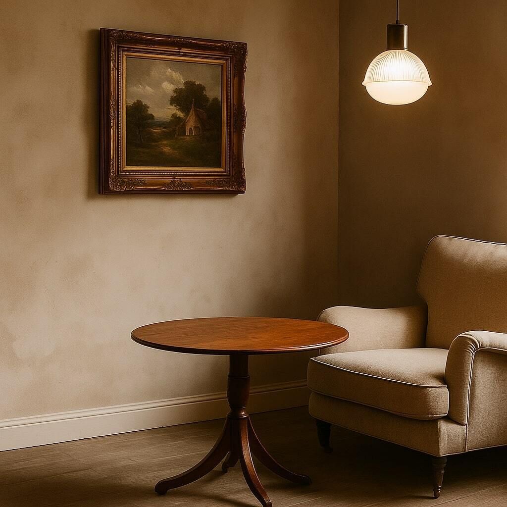 Antique Table Mahogany Oval Shaped England XIX Century photo furniture
