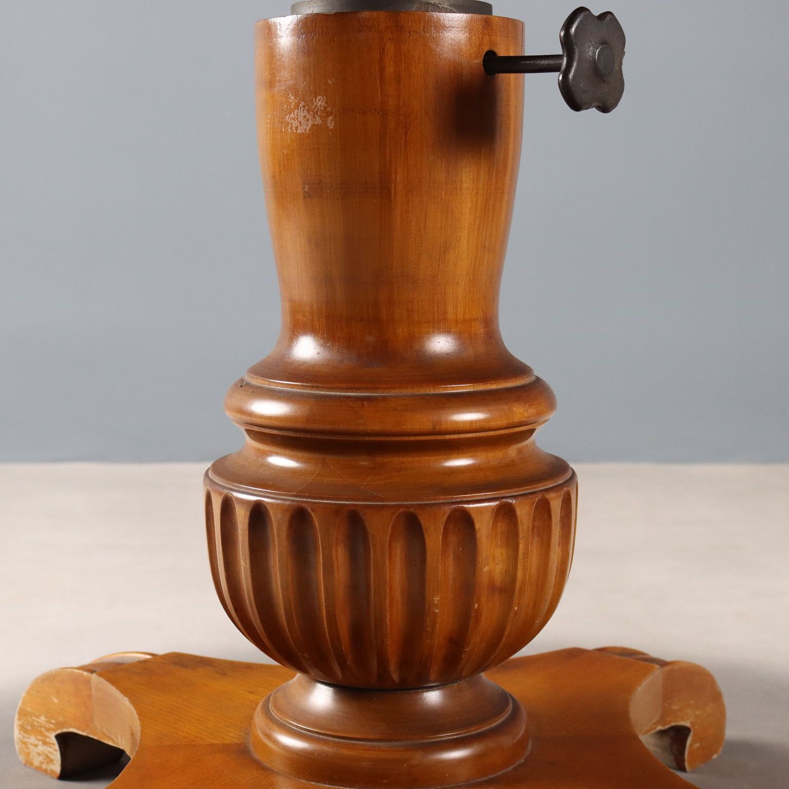 photo for sale Antique Table Mahogany Ash Extendable Top Austria XIX Century