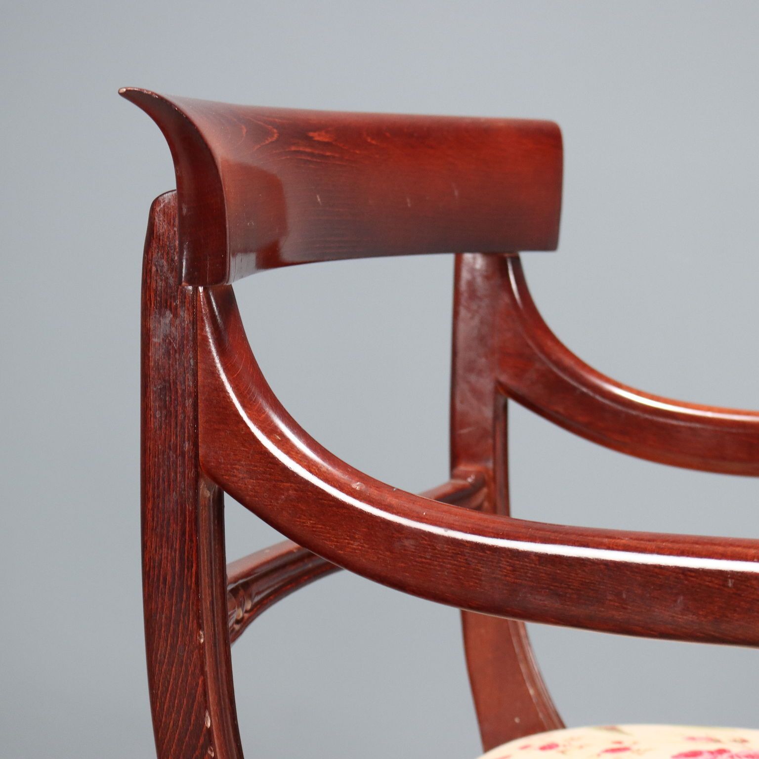Antique Armchairs Louis Philippe Painted Beech XX Century photo 610.0