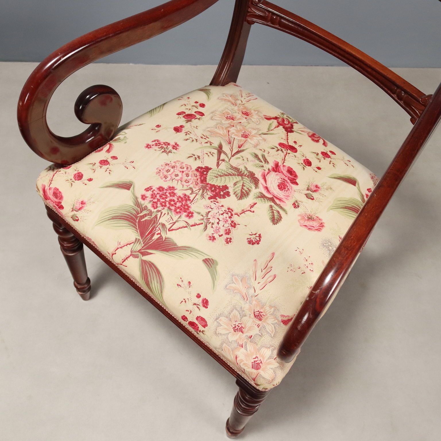 Antique Armchairs Louis Philippe Painted Beech XX Century photo vintage