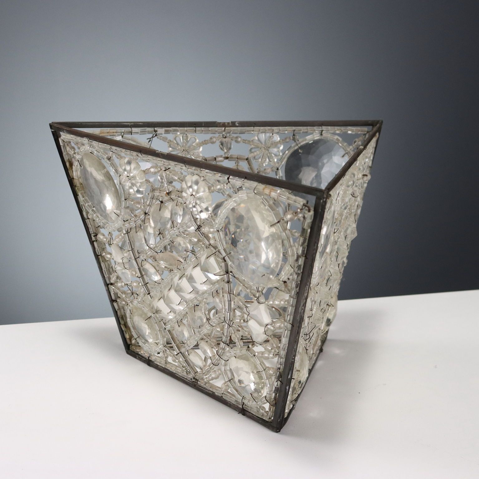 Murano Glass Lampshades Metal Italy XIX XX Century photo for sale