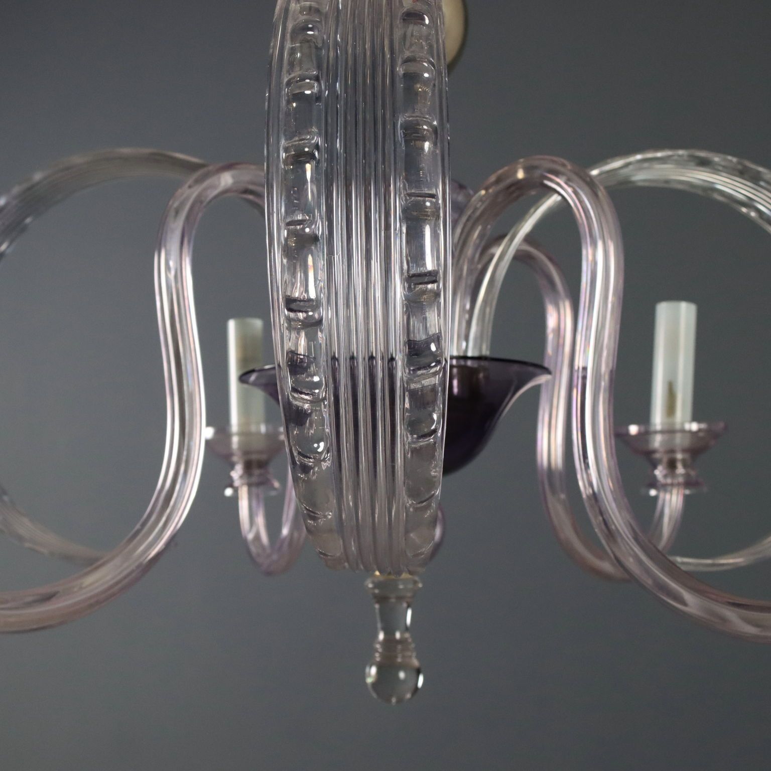 photo furniture Antique Chandelier Blown Glass Of Venice Italy XX Century