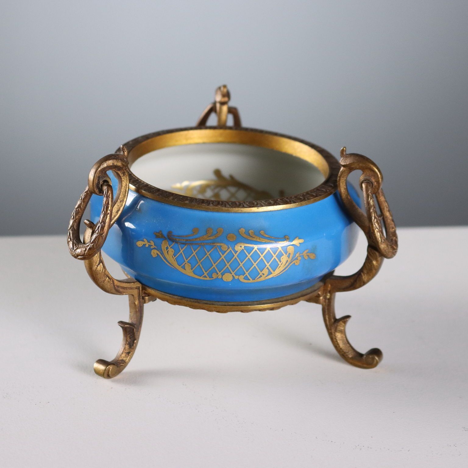 Antique Bowl Porcelain Sèvres Man. France Early XX Century photo for sale