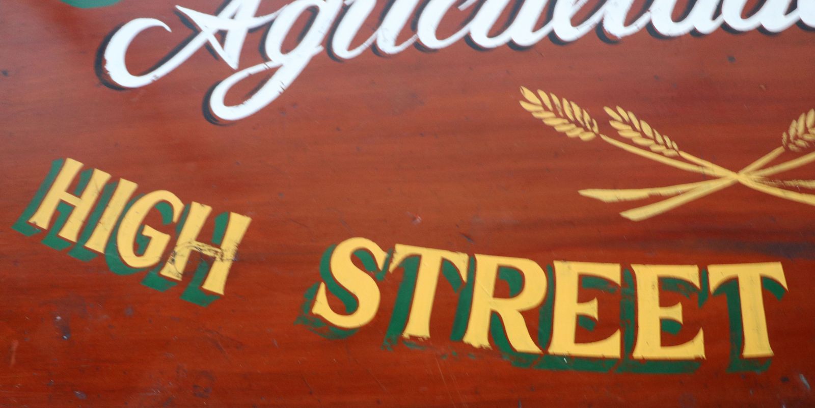 Furniture A Lovely Victorian Painted Pine Chest Of Four Drawers,  Sign Written For The Smiths Agricultural Merchants Of Stafford. photo