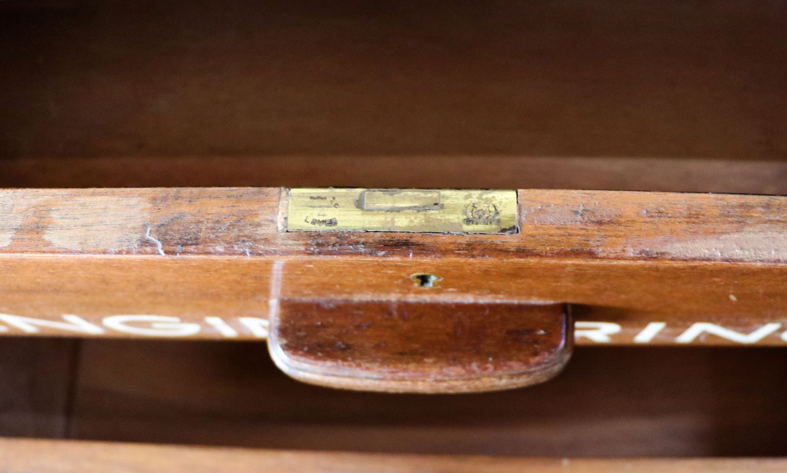 photo buy A Lovely, Classic 1930s Chest Of Five Drawers, Later Hand Sign Written For Avro Aeronautic Engineering.