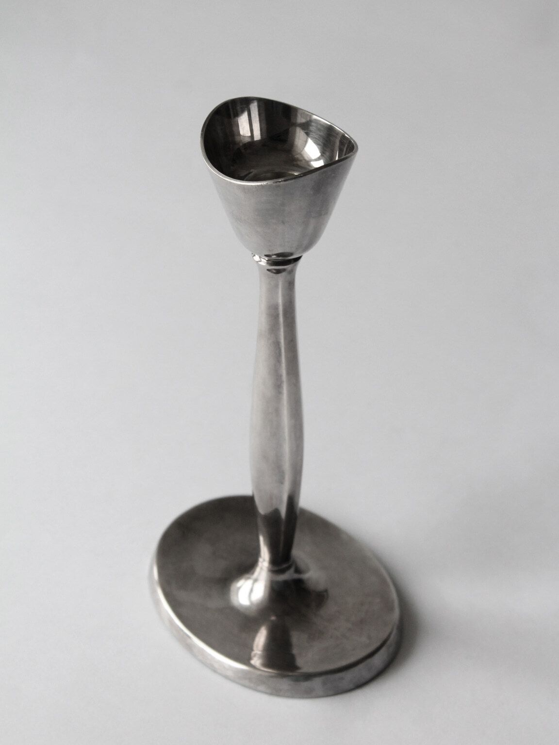 Cohr Silver Plated Candlestick, Denmark, 1960s photo furniture