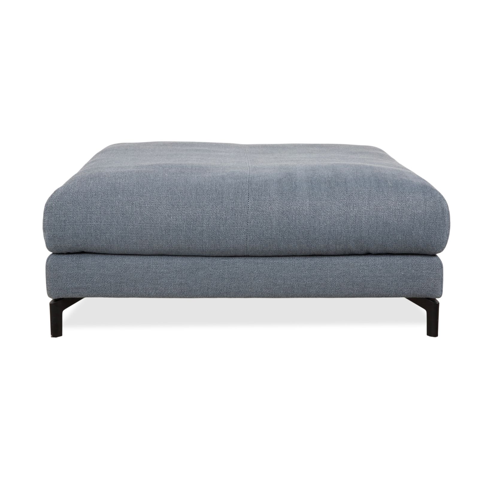 photo furniture Pouf Rolf Benz Nuvola en tissu bleu gris