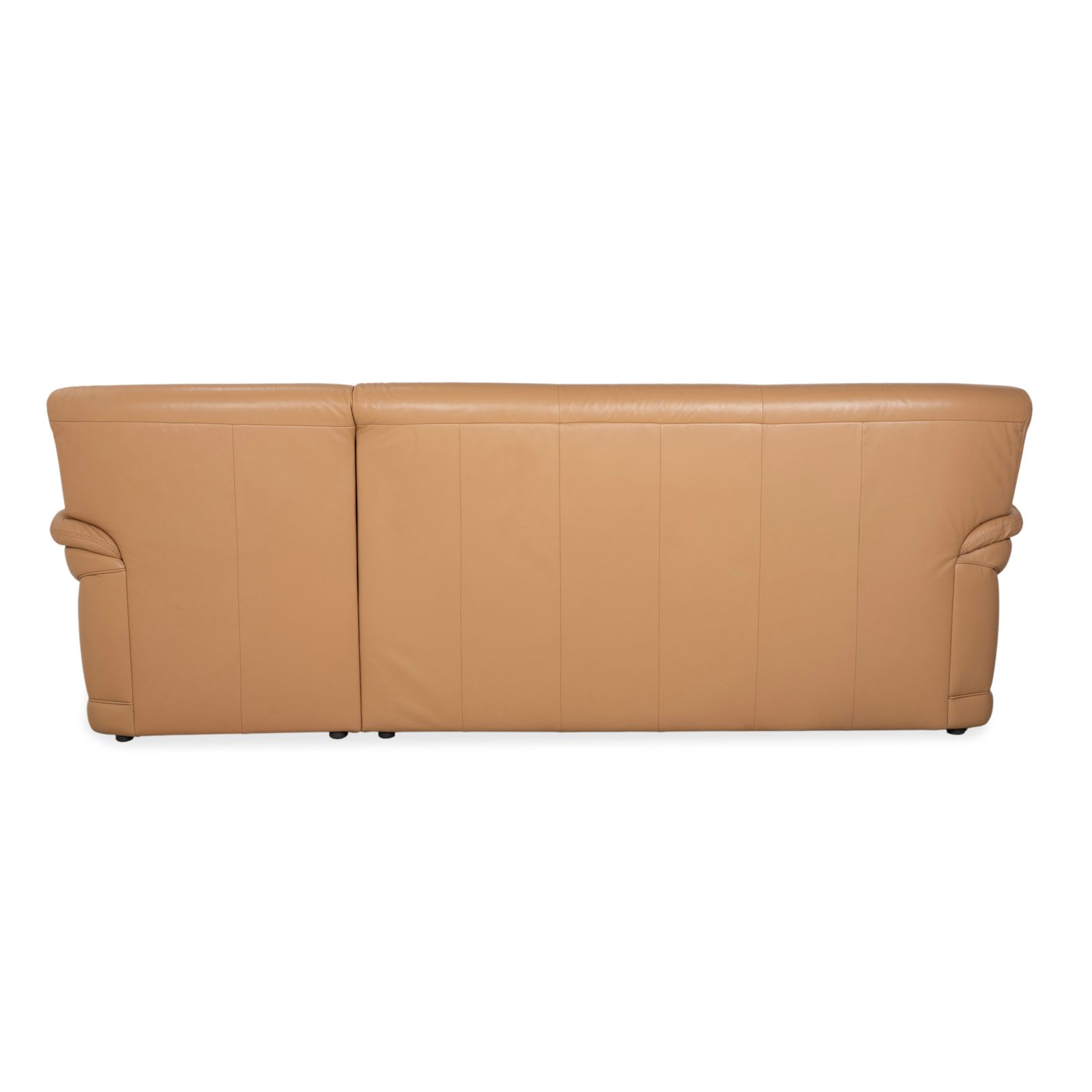 Mobilier Canapé Himolla 4 places en cuir brun beige photo