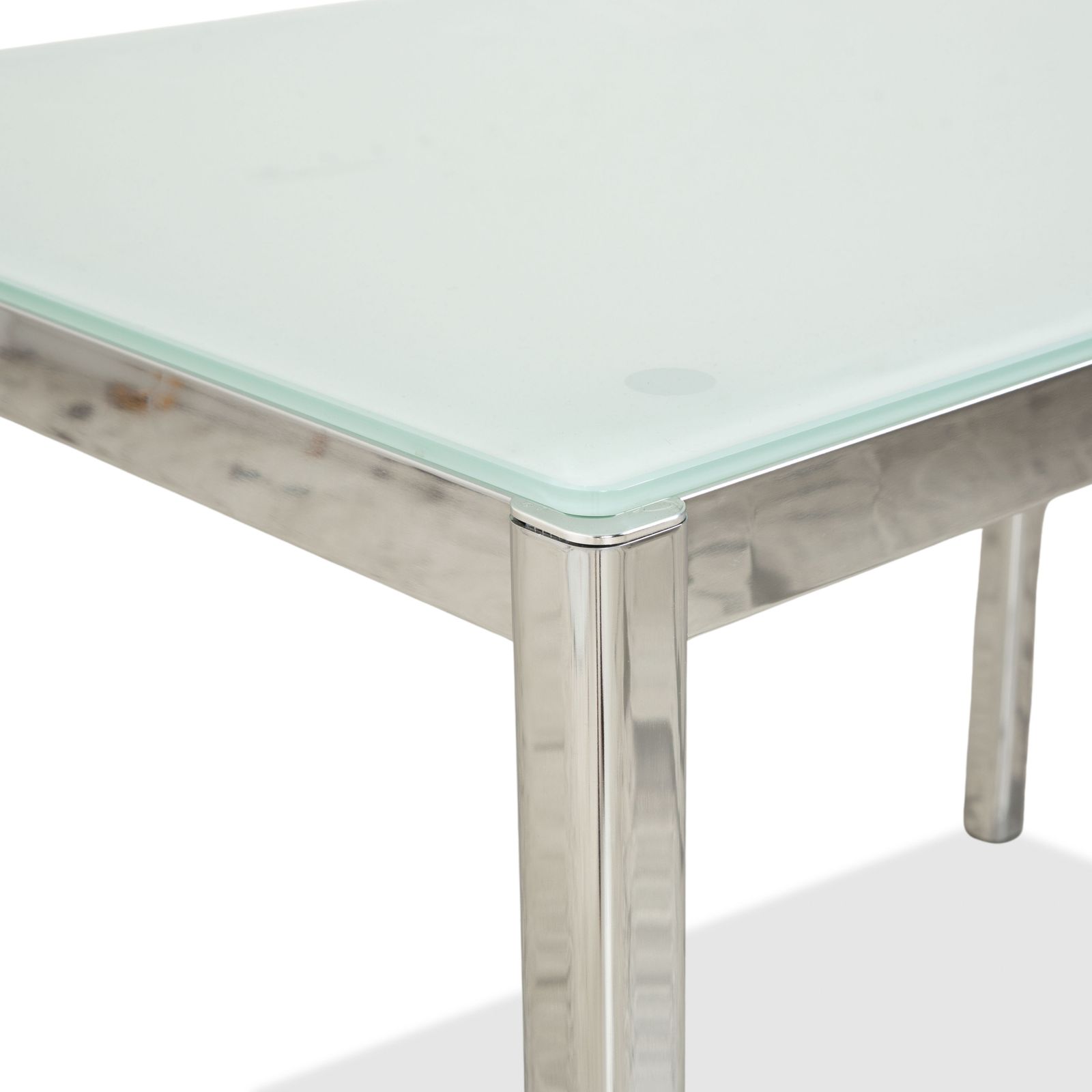 Calligaris Glass Dining Table Silver Dining Room 110 X 70 X 76 Cm photo for sale