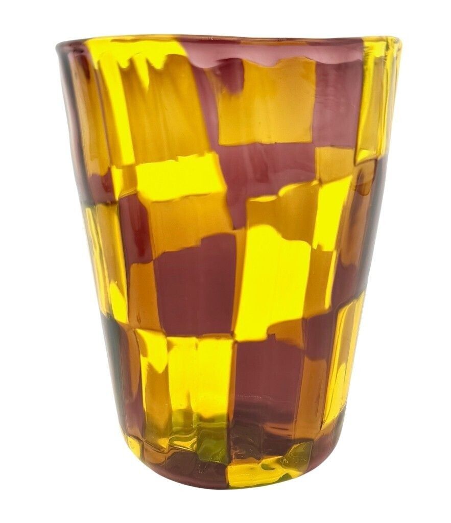 photo furniture A Set Of Six Italian Handblown Murano Glass Tumblers