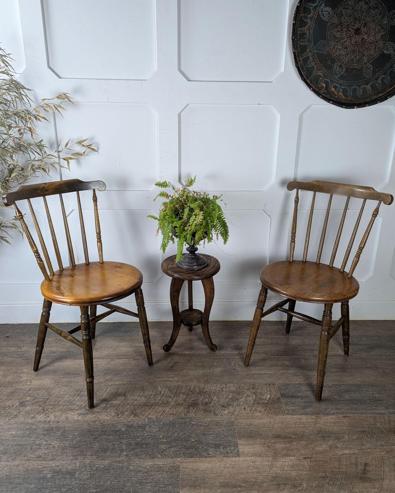 Pair Of Early 20th Century Dinco Penny Chairs photo vinterior