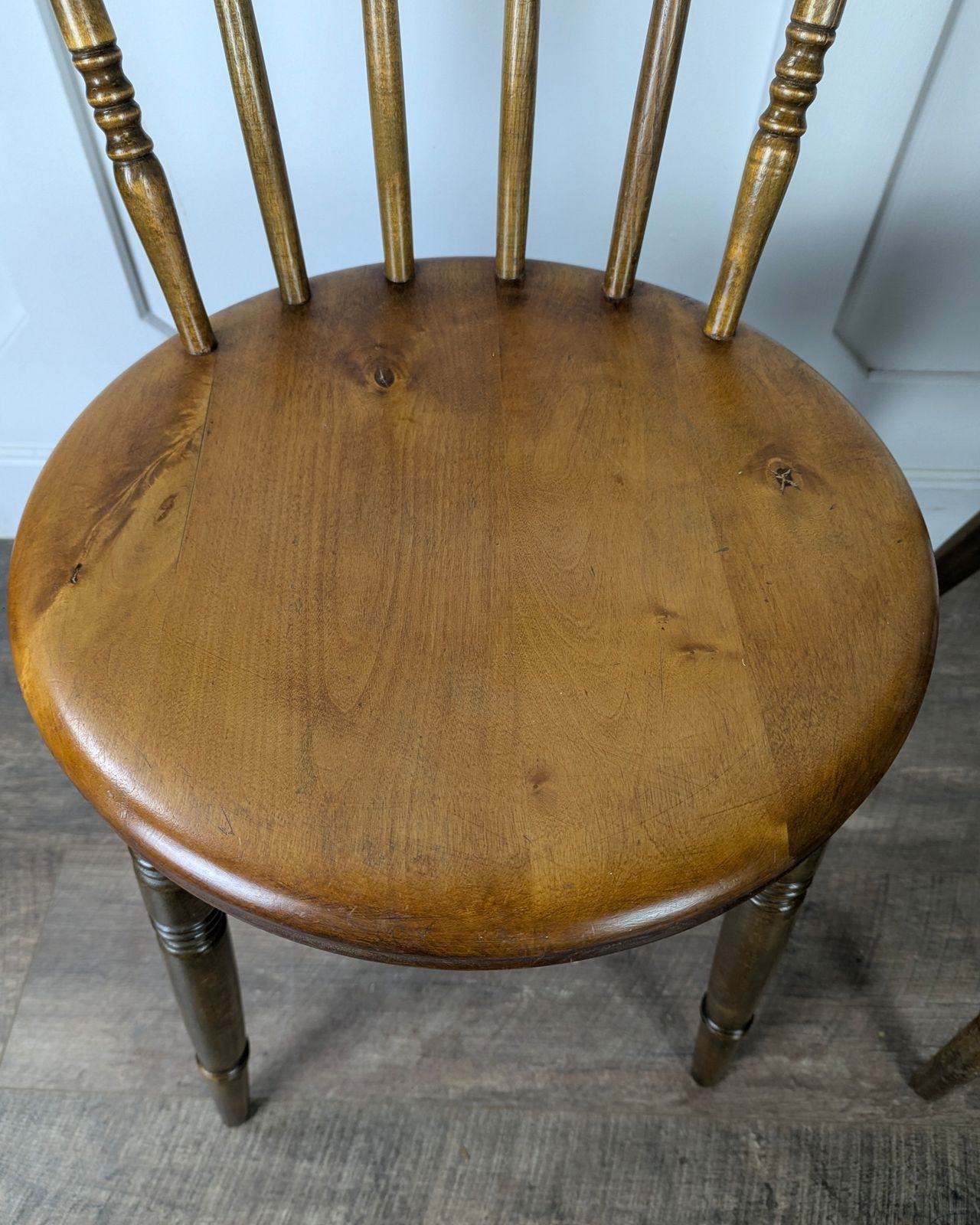 294.0 Pair Of Early 20th Century Dinco Penny Chairs photo