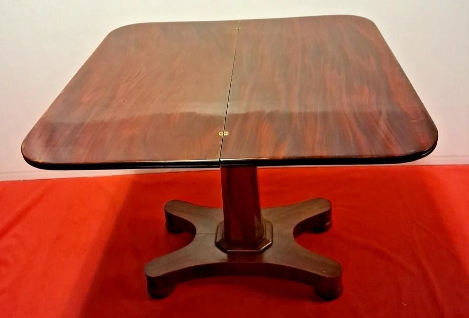 Antique Folding Table Solid Piece Tea Table Dining Table Very Versatile photo vinterior