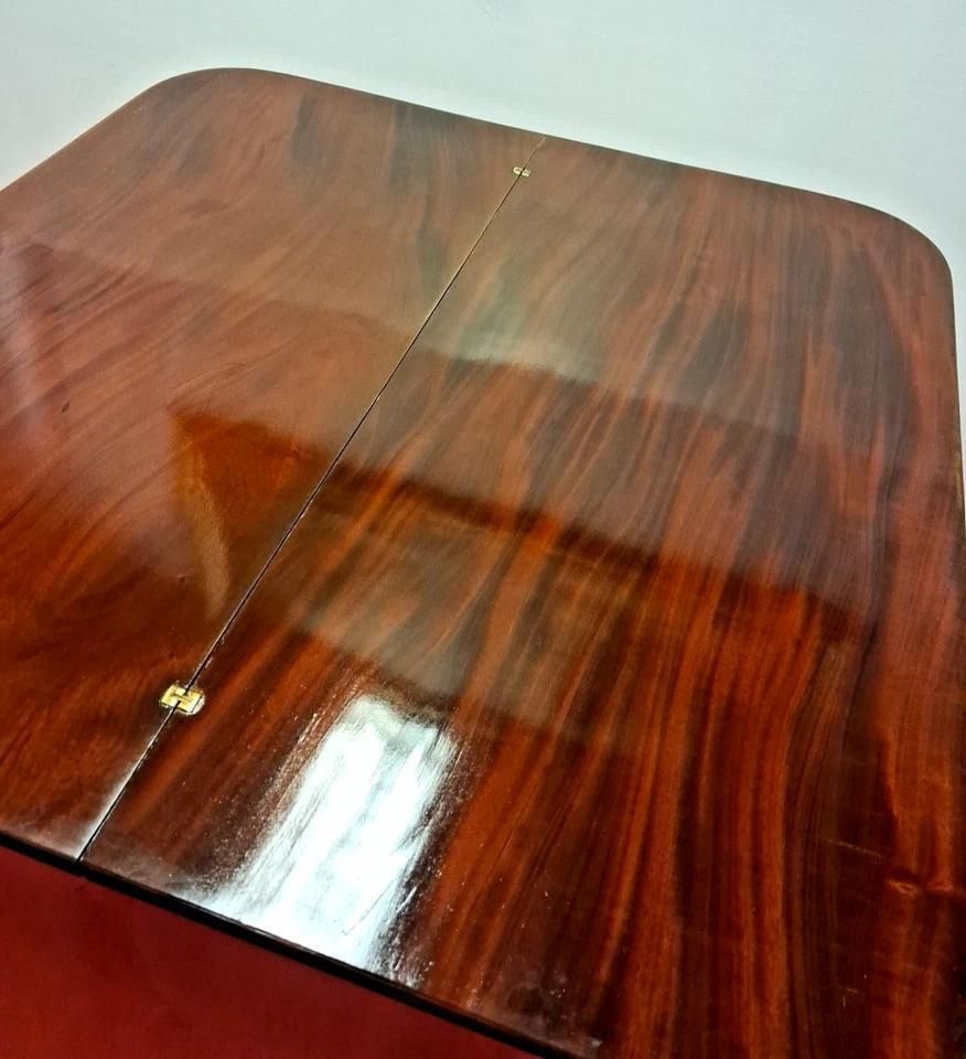 Antique Folding Table Solid Piece Tea Table Dining Table Very Versatile photo vintage