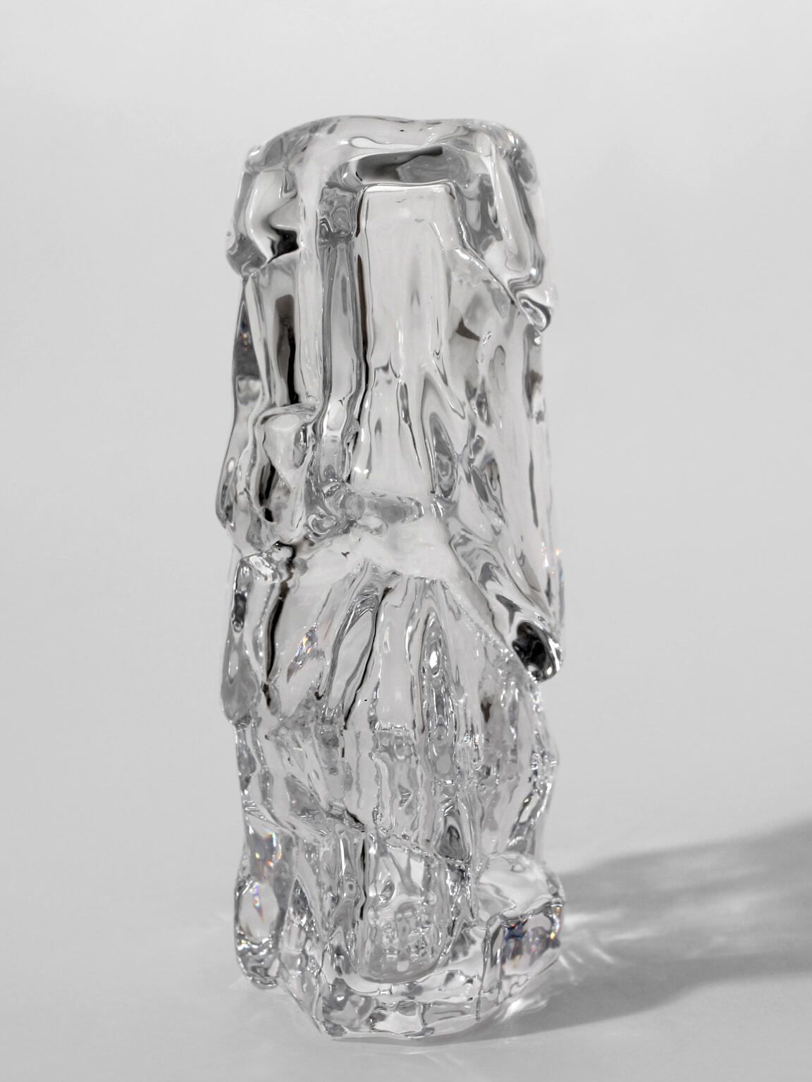 Tyko Axelsson Crystal Glass Vase, For Rejmyre, Sweden photo Home Decor