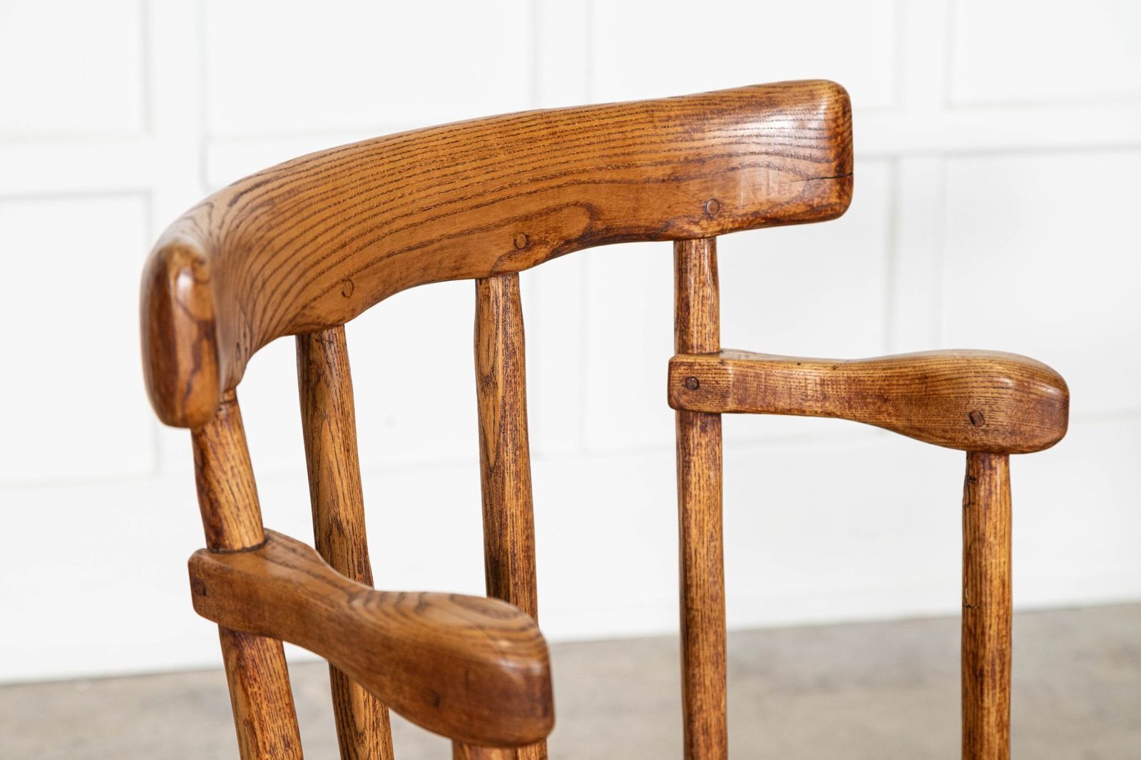19thc Welsh Ash & Elm Vernacular Hedge Chair photo furniture
