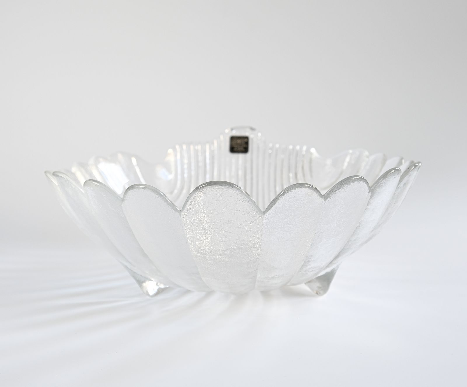 Mid Century Claus Josef Riedel Large Crystal Bowl For Riedel, Austria, 1970s photo Home Decor